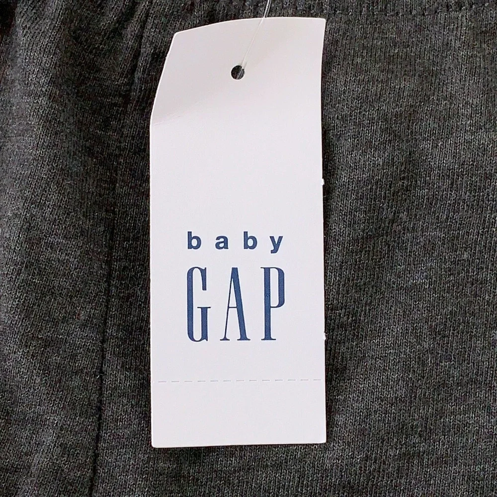 babyGap Toddler Size 4 Years Dark Heather Gray Jersey Knit Pull-On Joggers NWT